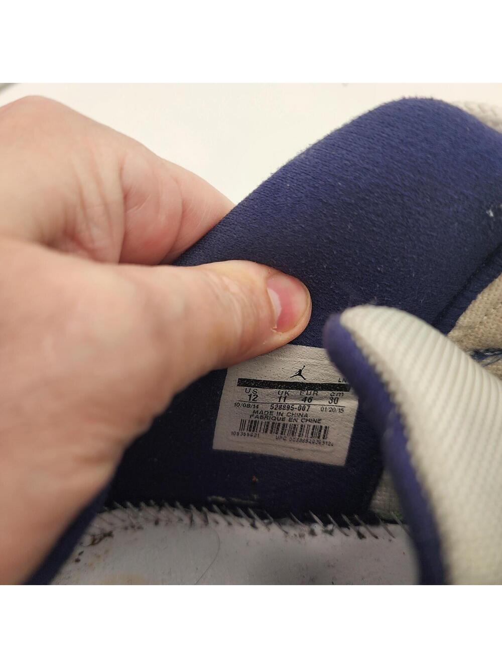 Air Jordan 11 Retro Low Georgetown Navy White Gum Mens Size 12 528895-407 - Picture 5 of 8